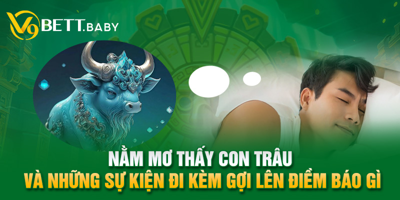 Nằm mơ thấy con trâu và những sự kiện đi kèm gợi lên điềm báo gì